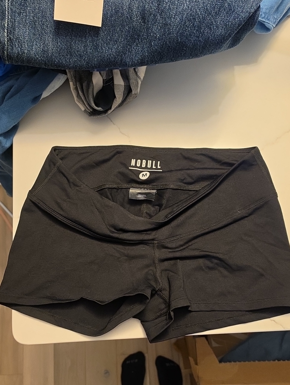 NOBULL Black Women's High-Rise Bike Shorts